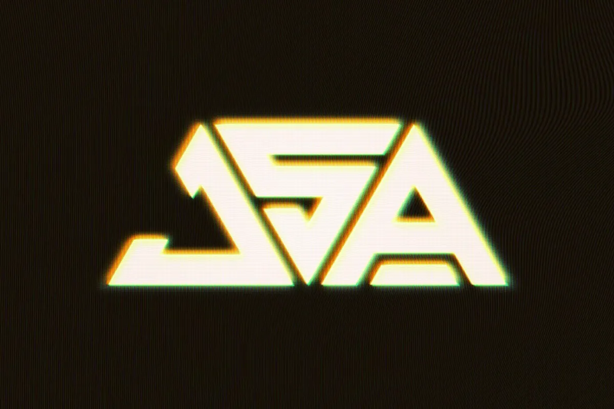 VHS Glowing Tape Text Effect