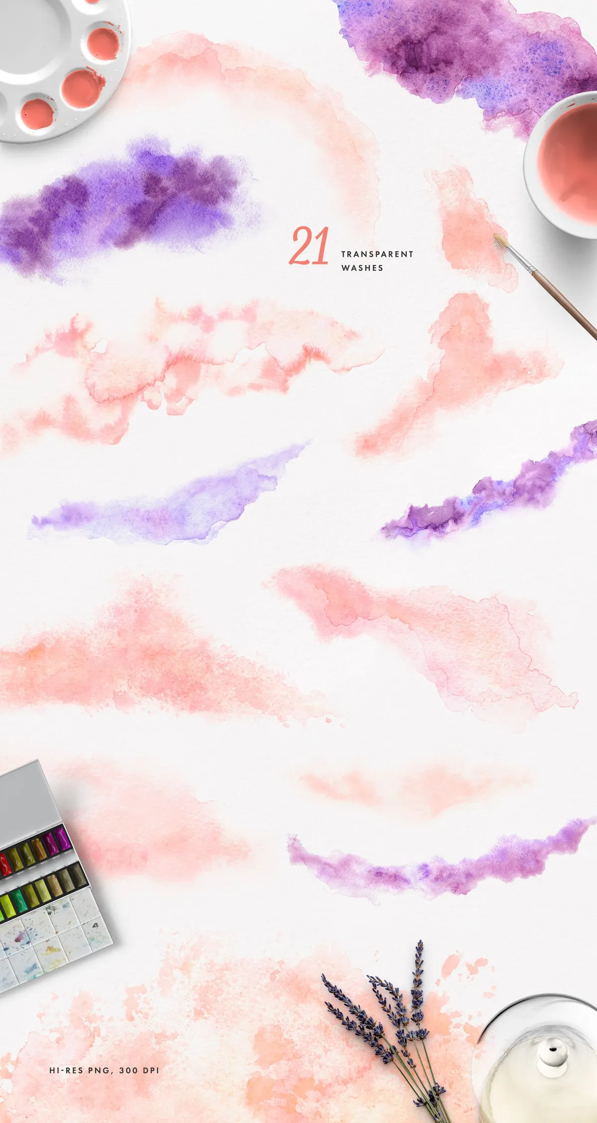 Peach & Purple Decor Collection