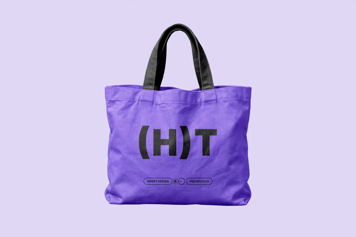 Cotton Tote Bag Mockup