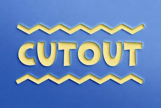 Papercut Text Effect