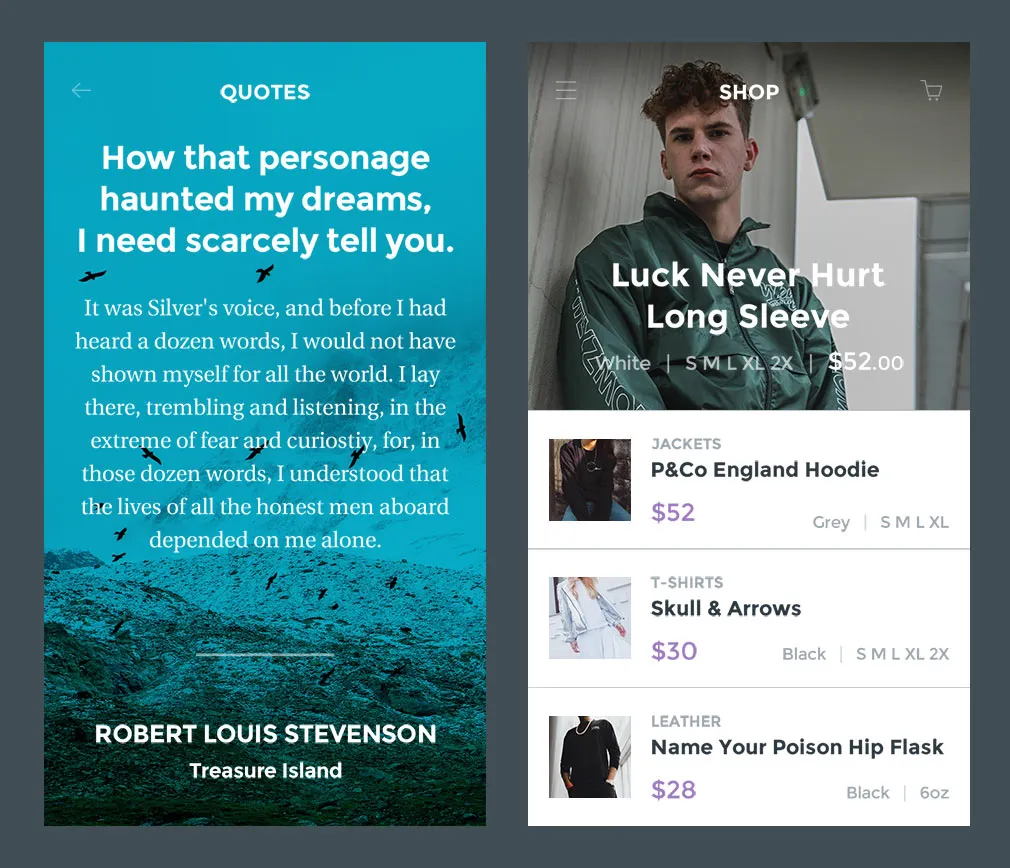 Ghost Ship Mobile UI Kit