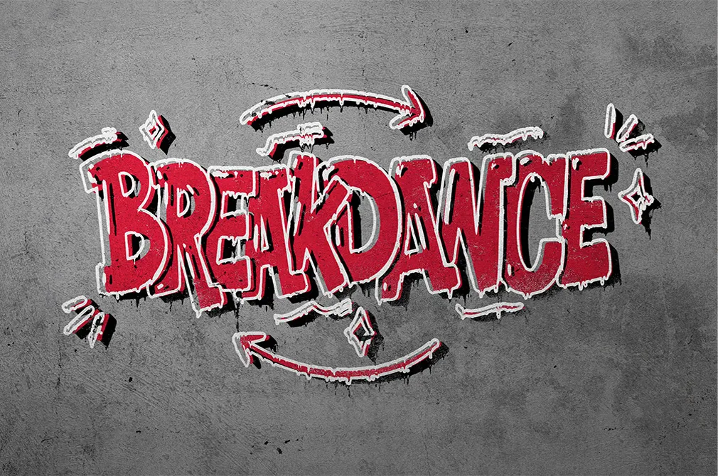 Street Graffiti Mockup