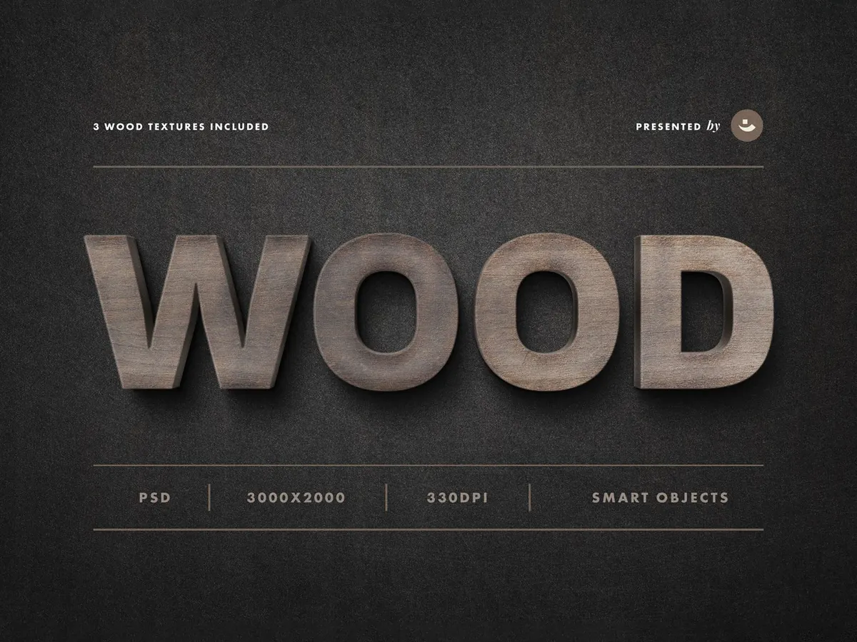 Wood Sign Text Effect
