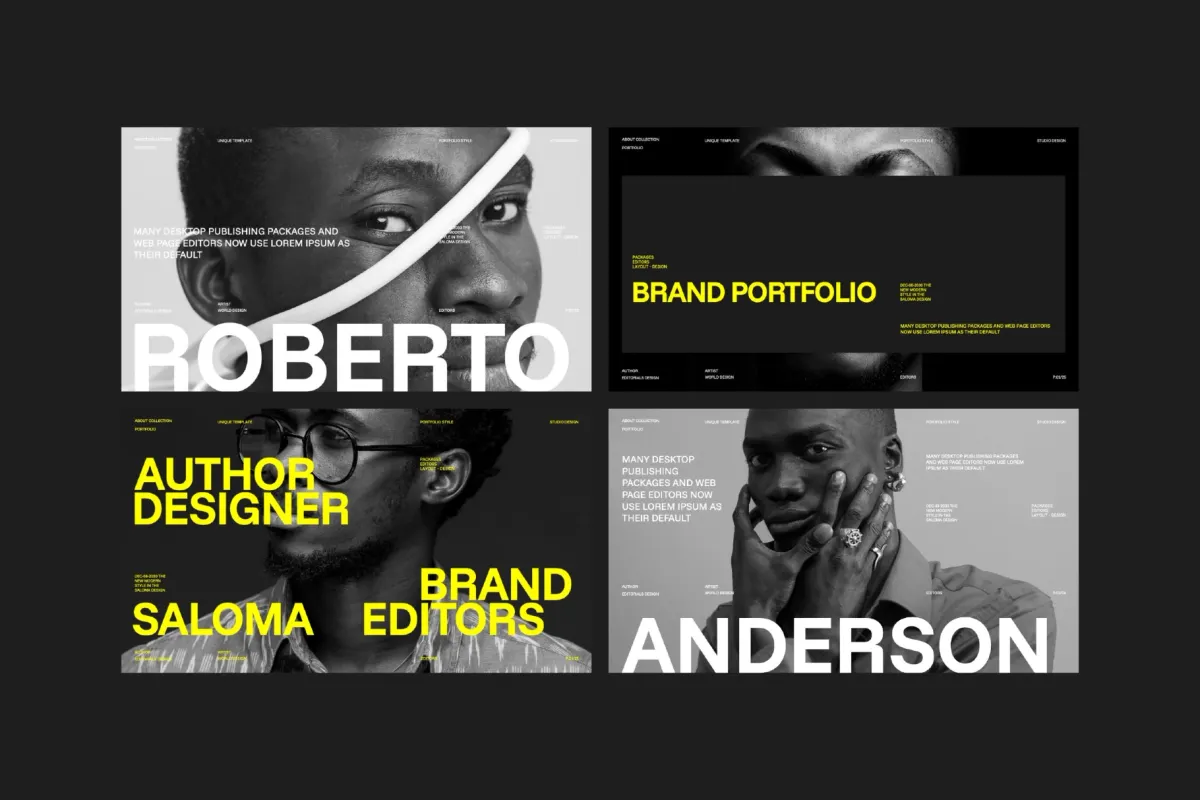 Saloma - Modern Brand Portfolio Presentation
