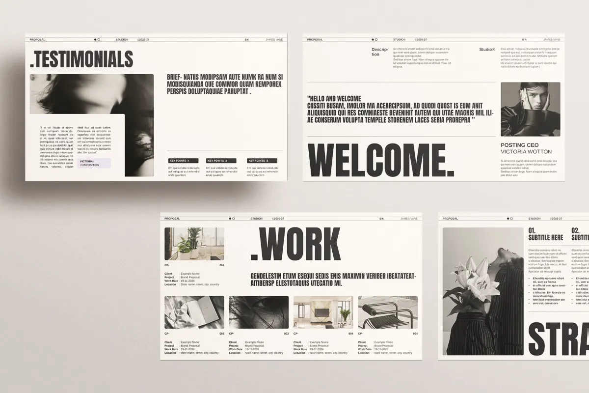 Proposal Presentation Template