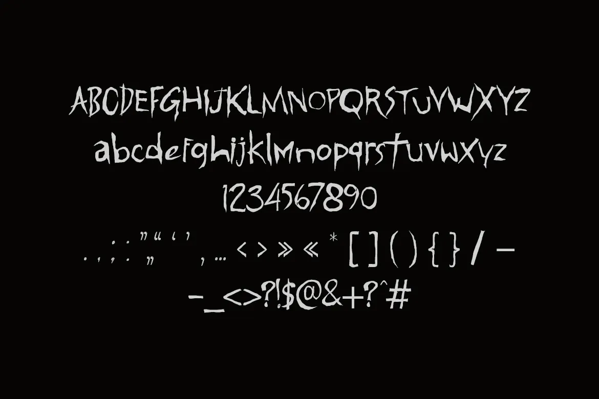 Nekno - Quirky Hand Drawn Display Font