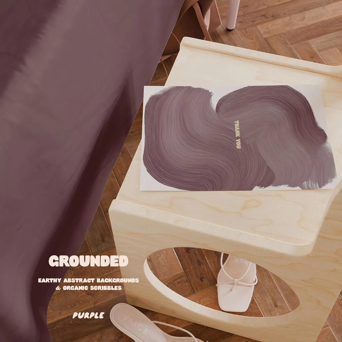 Grounded: Scribbles & Texture Backgrounds