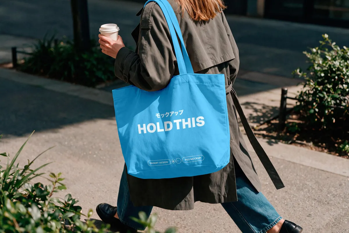 Shoulder Tote Bag Mockup