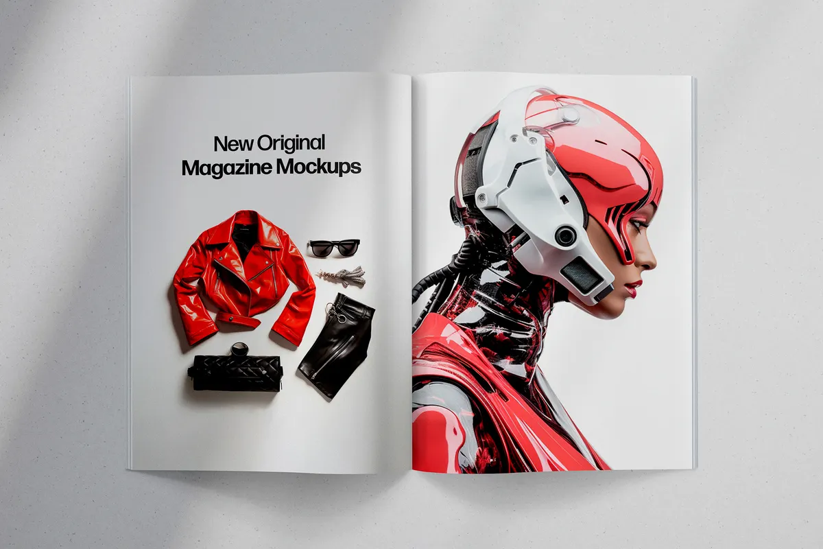 A4 Magazine Mockups