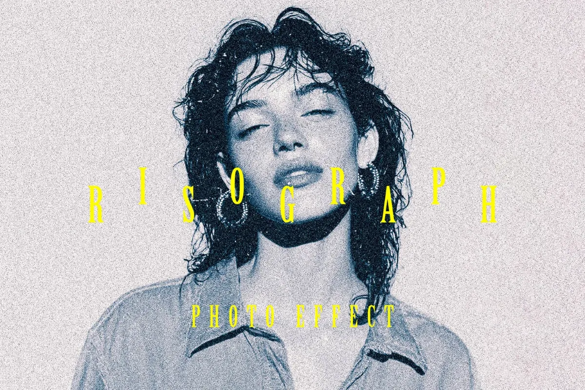 Risograph Photo Effect