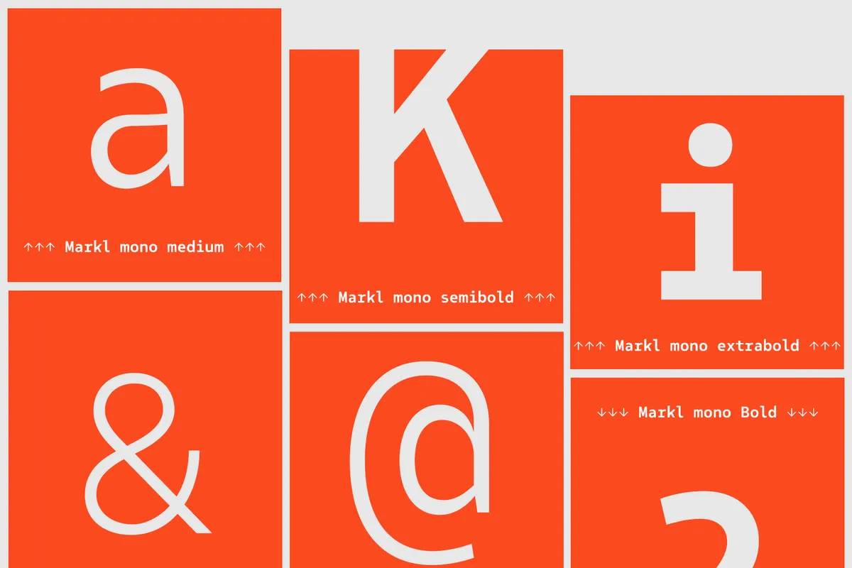 Markl Mono - Typewriter Style Sans Font