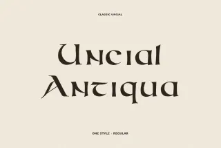 Uncial Antiqua Font