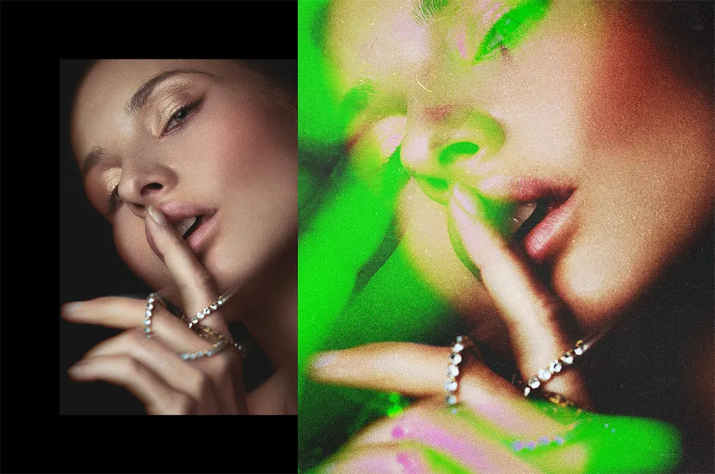 Neon Photo Effect