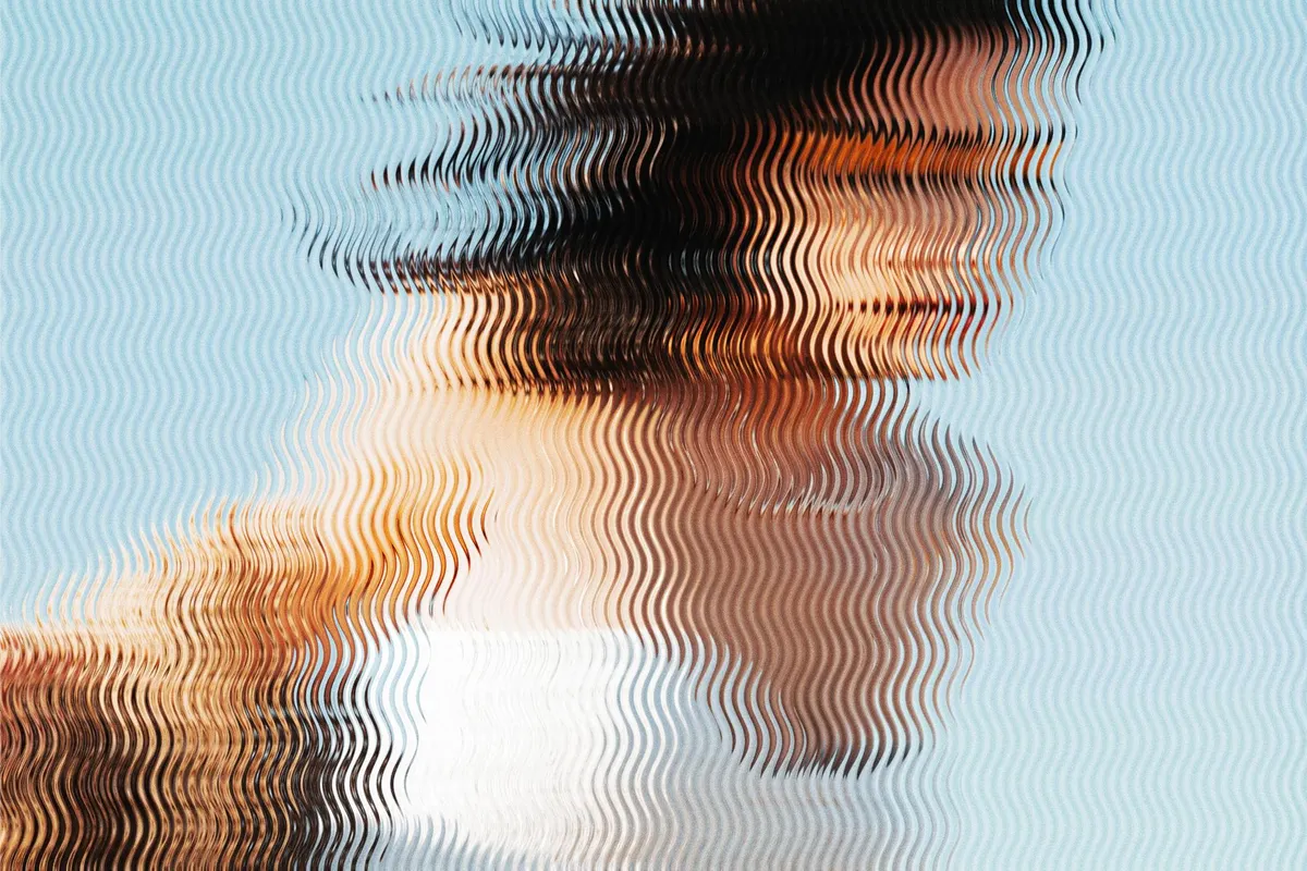Wavy Glass Photo Effect