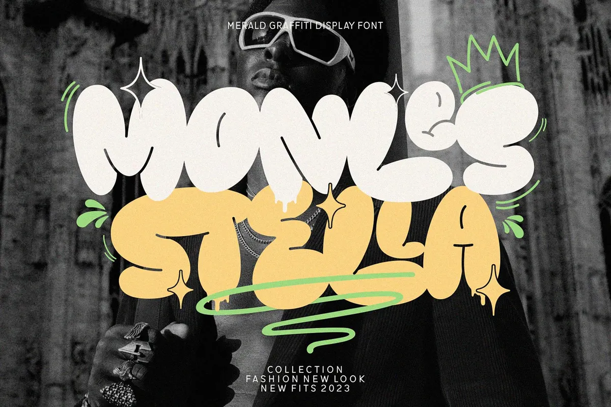 Holymoly Bubble Graffiti Display Font