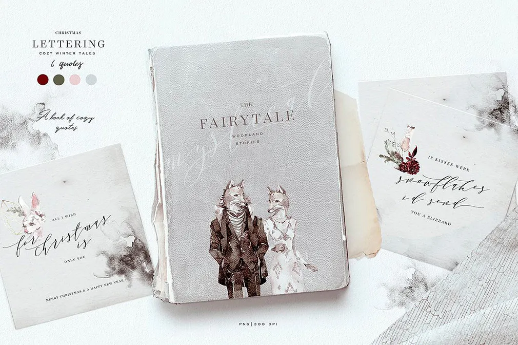 Mystical Winter Watercolor Set