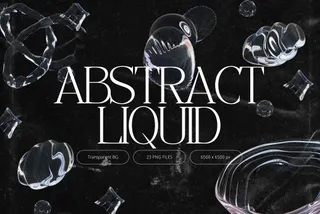 Abstract Liquid Shapes