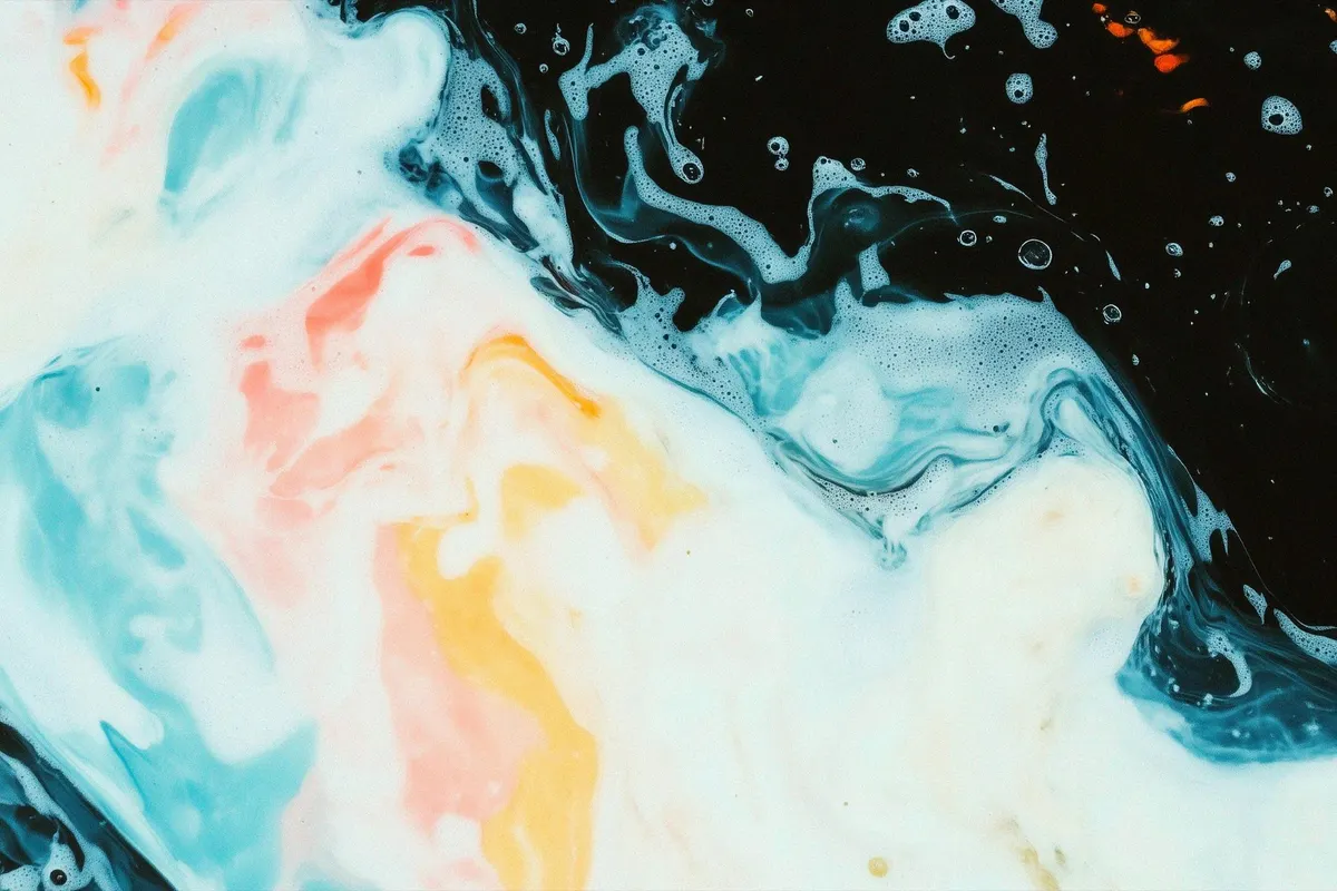Dark Substance & Foam: Texture Backgrounds