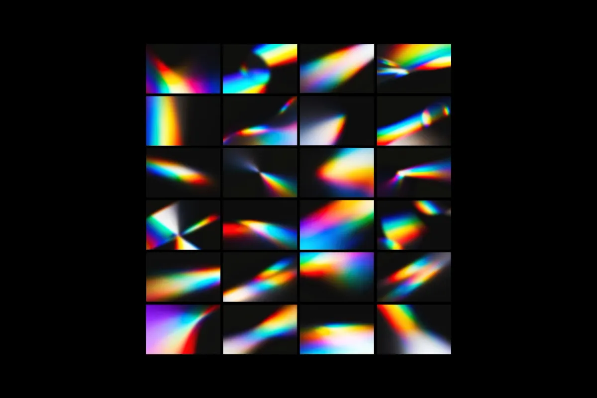 Rainbow Leaks Texture Collection