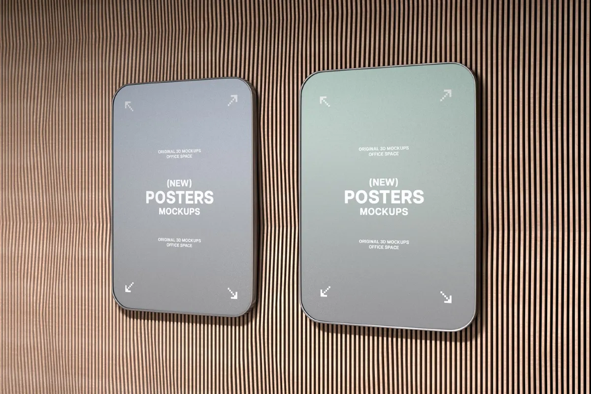 Angled Poster Mockups