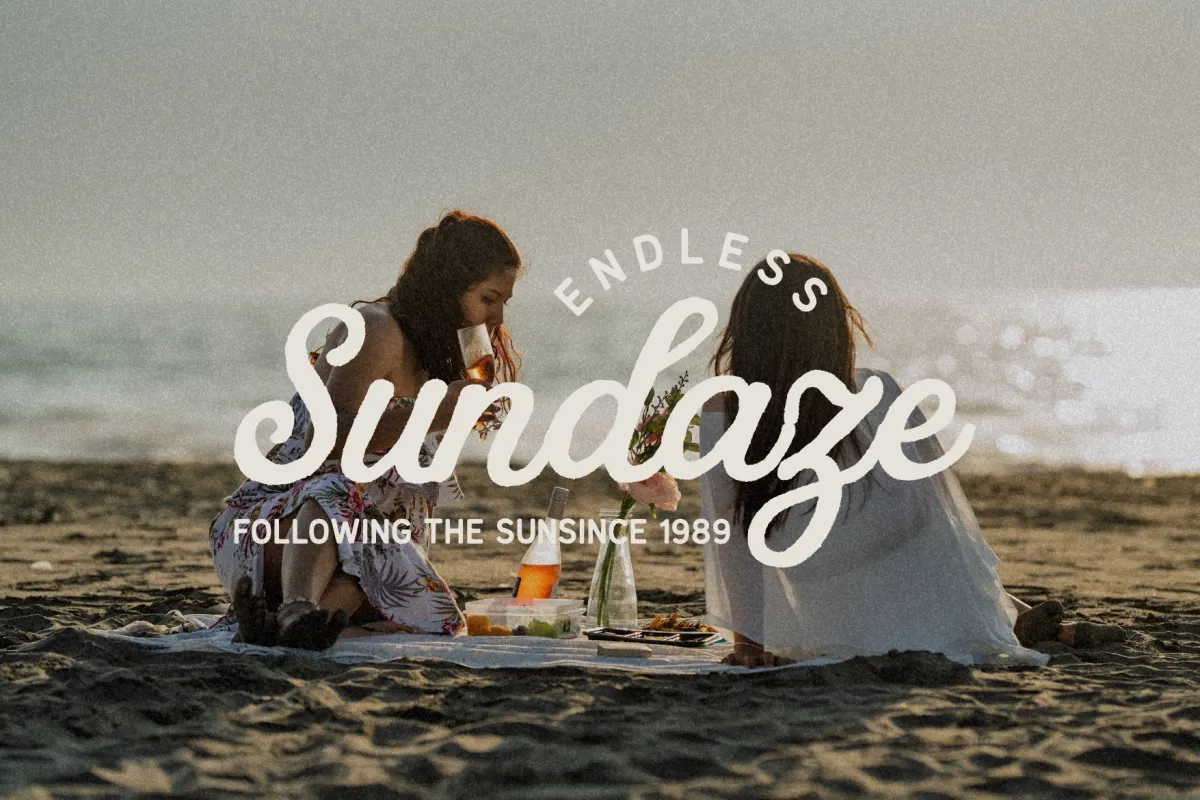 Palm Bay – Vintage Summer Font Duo