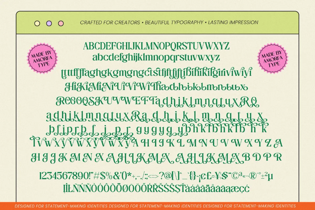 The Daily Midtones - Decorative Display Serif Font