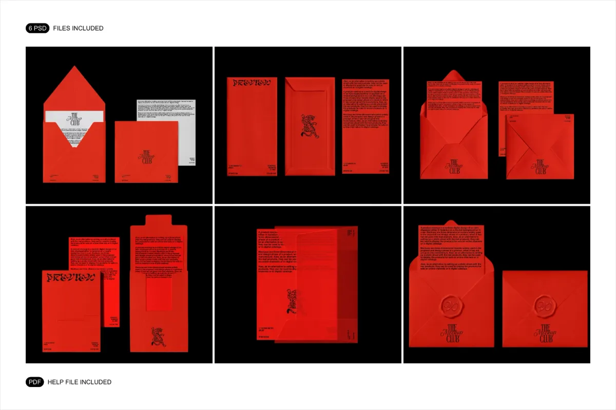 Envelope & Letterhead Mockup Set