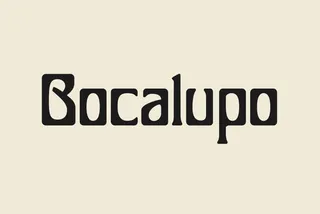 Bocalupo - Groovy Psychedelic Font