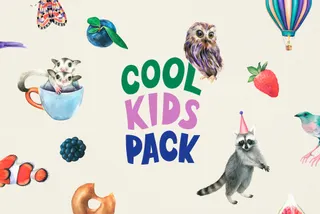 Cool Kid's Watercolor Set
