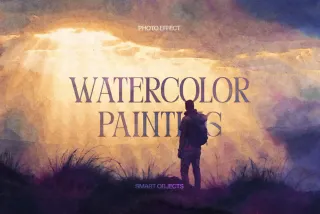 Watercolor Painting Photo Effect