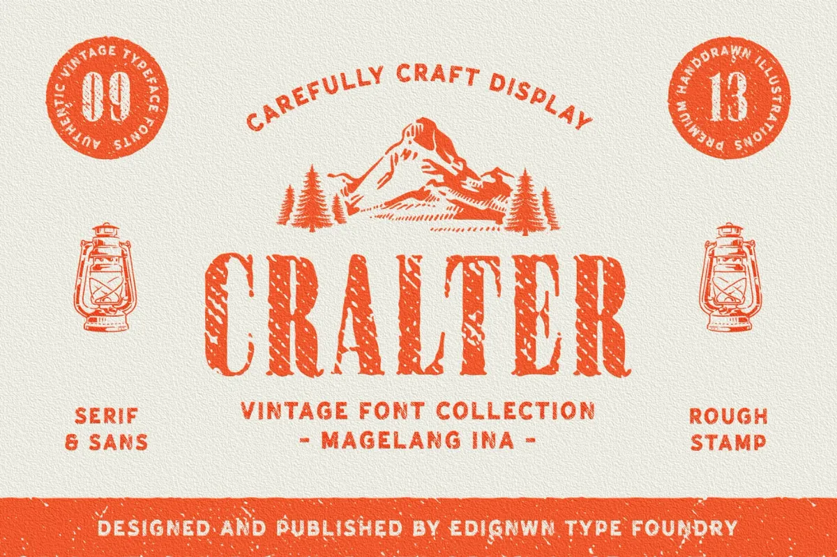 Cralter - Display Font