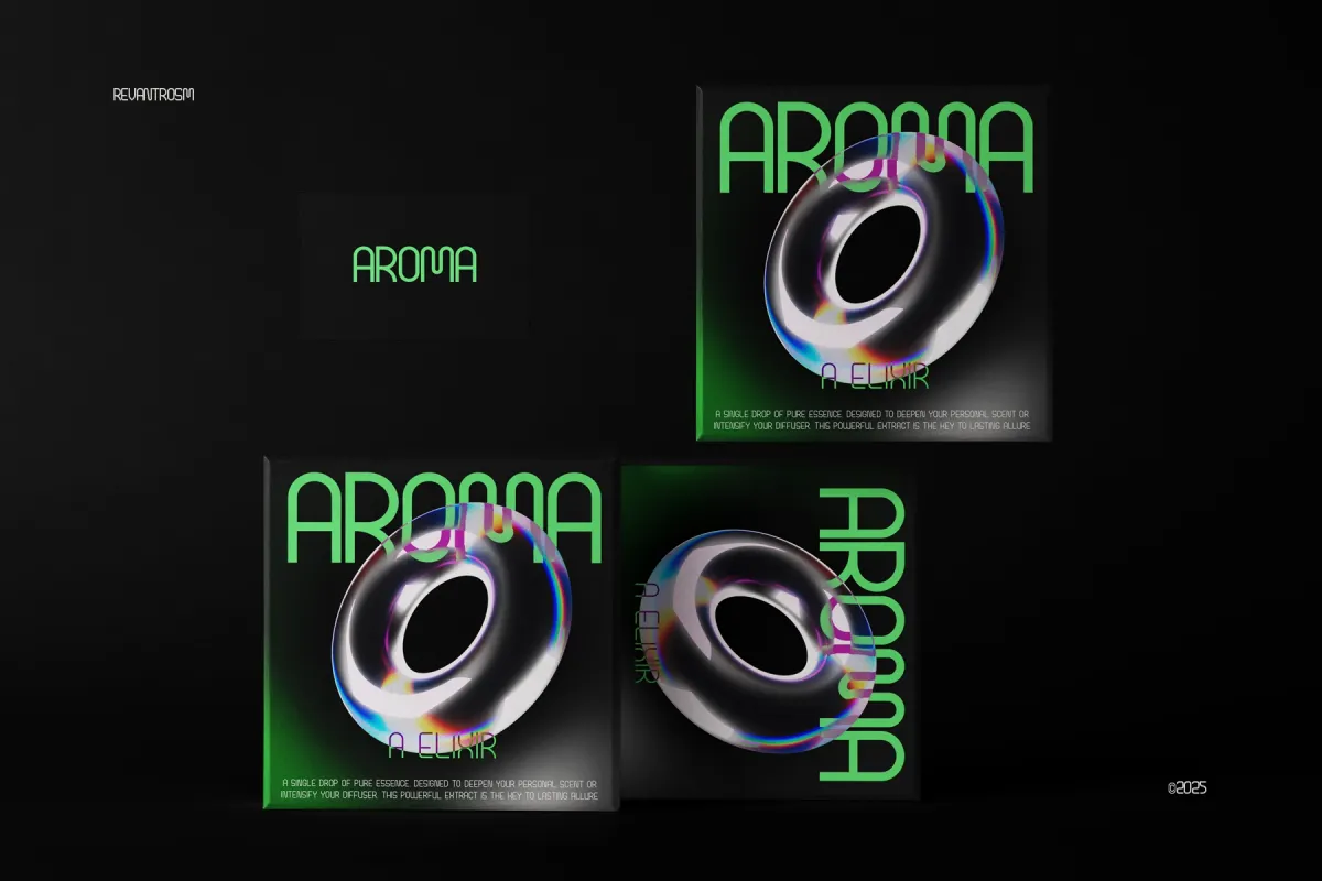 Revantrosn - Futuristic Sans Serif Font