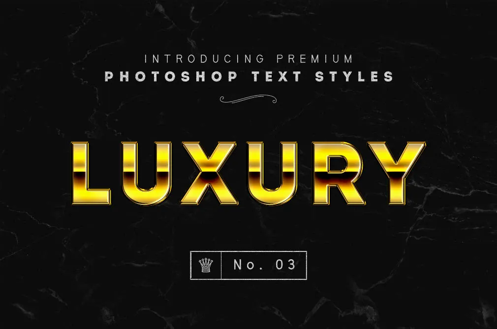 Photoshop Gold Text Styles