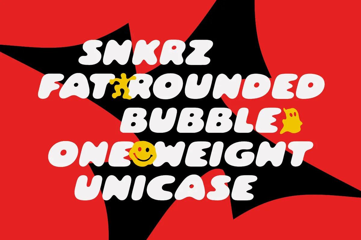 SNKRZ - Chunky Streetwear Font
