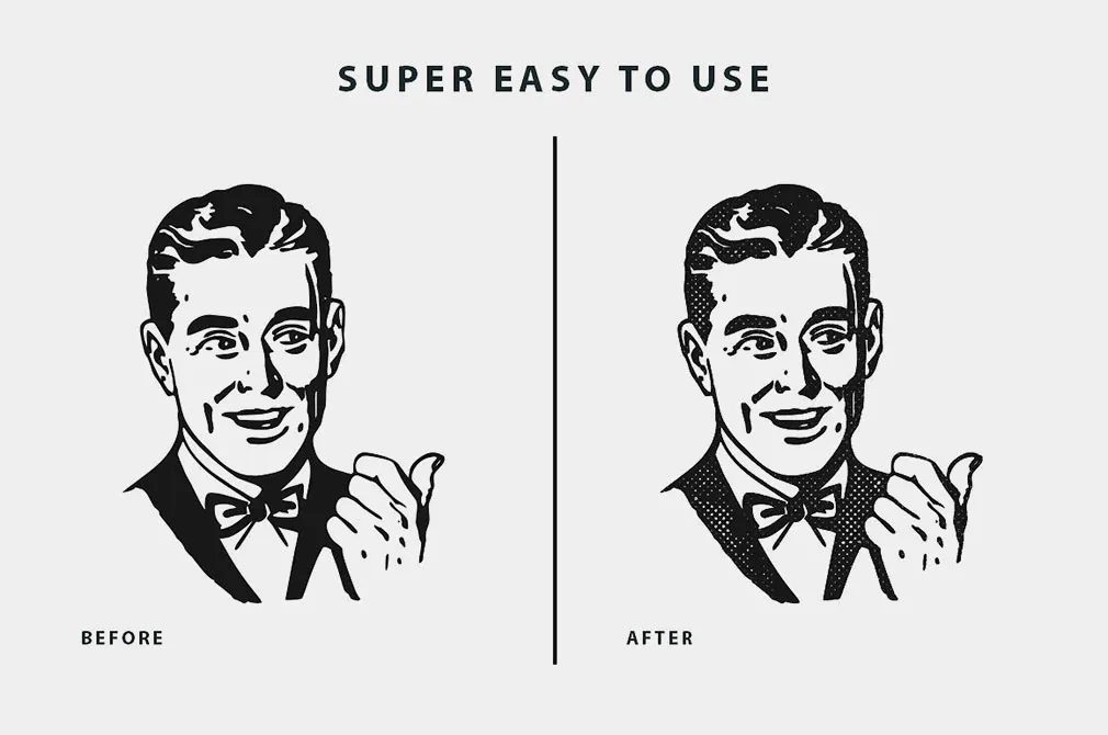 Halftone Press Photoshop Kit