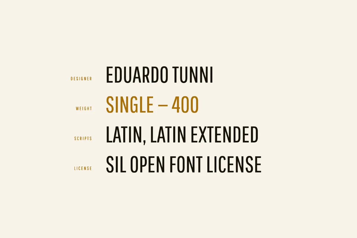 Pathway Gothic One - Free Condensed Sans