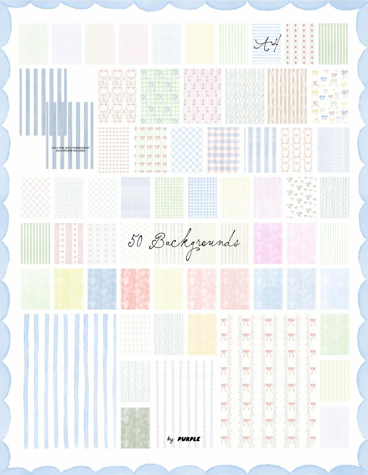 Bowette: Cottagecore Frames & Papers