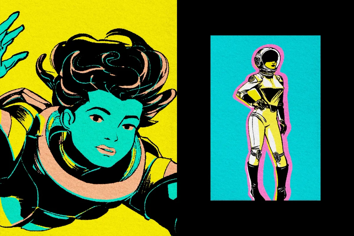 Retro Comics Print Effect