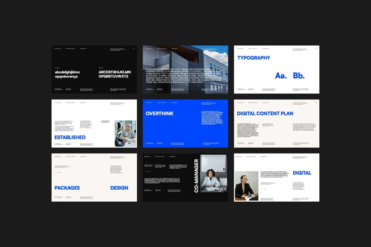 Digital Marketing Plan Google Slides Templates