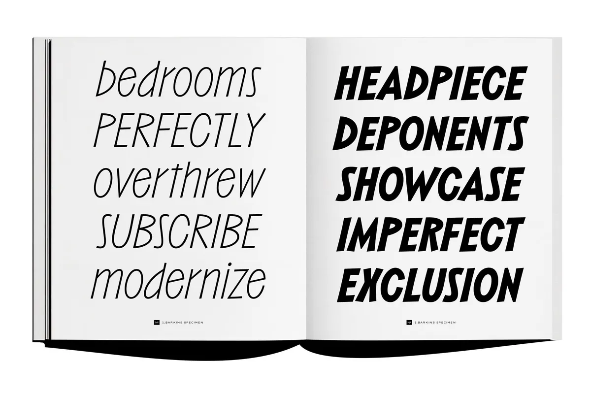 Barkins - Playful Sans Serif Font Family