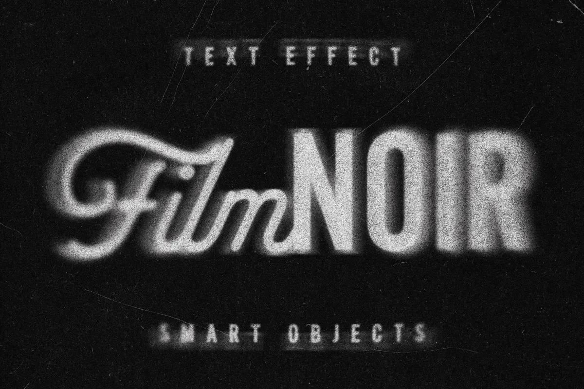 Film Noir Text Effect