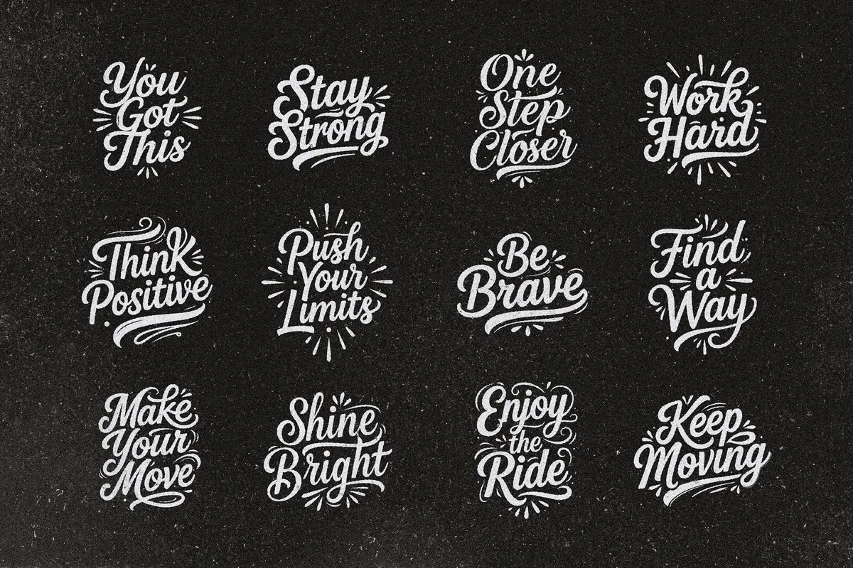 Lettering Quotes + PSD Effect