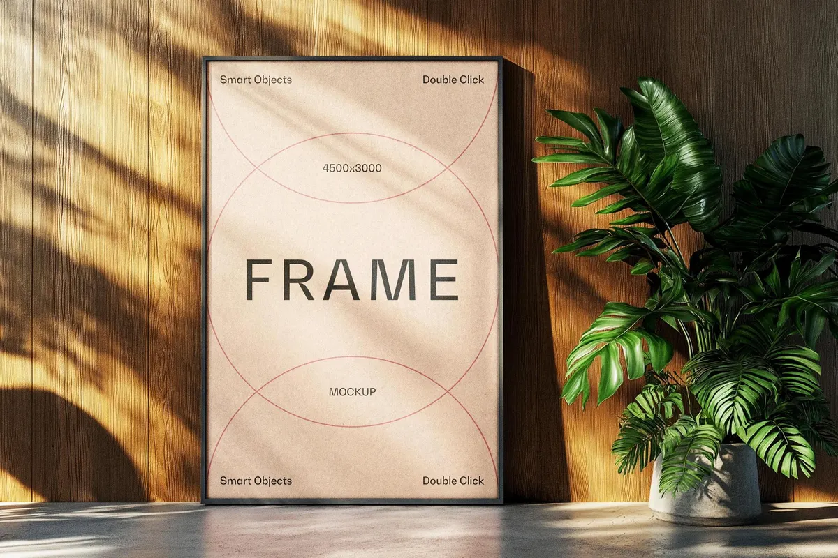 Framed Poster Mockup
