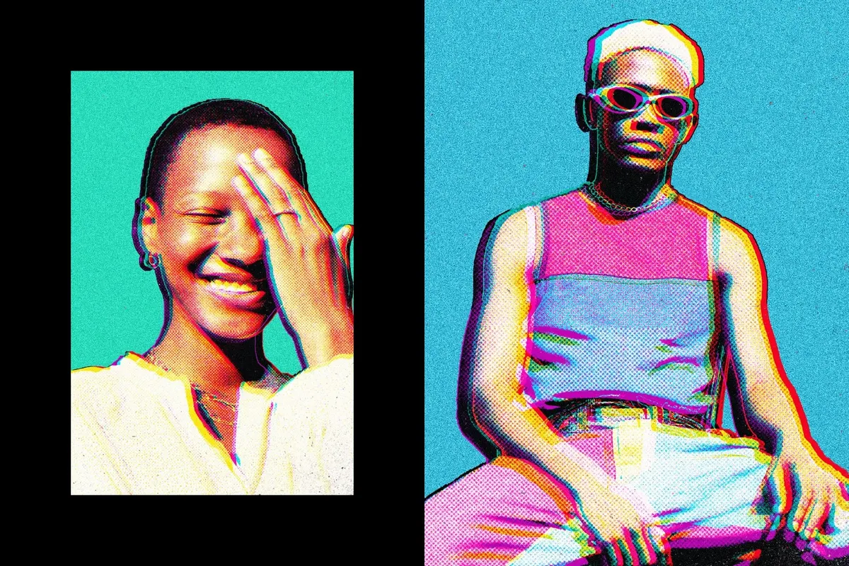 Glitched Halftone Effect