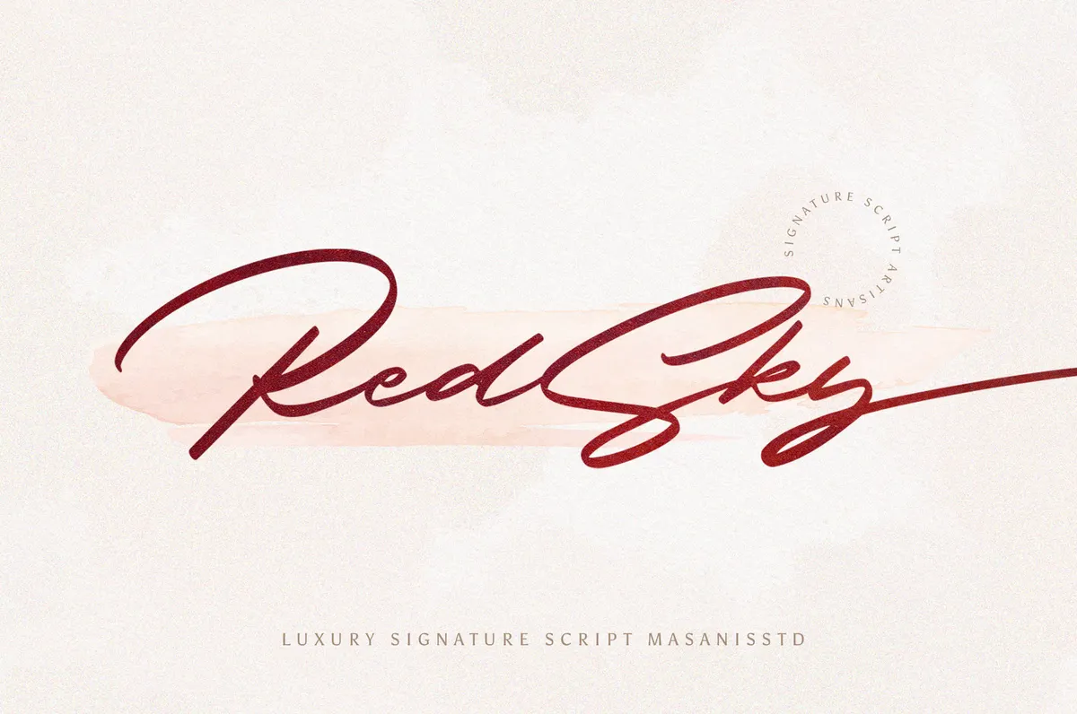 RedSky Signature Font