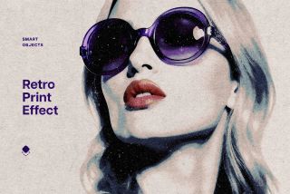Retro Print Photo Effect