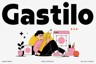 Gastilo - Bold Display Sans Font