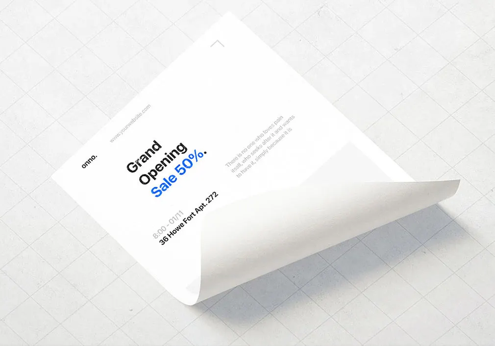 Minimalistic Poster Templates