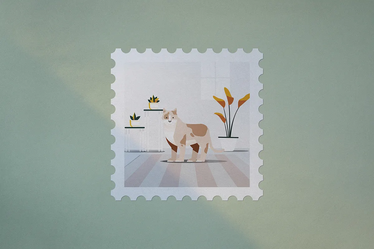 Postage Stamp Mockups