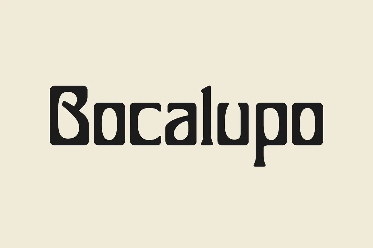 Bocalupo - Groovy Psychedelic Font